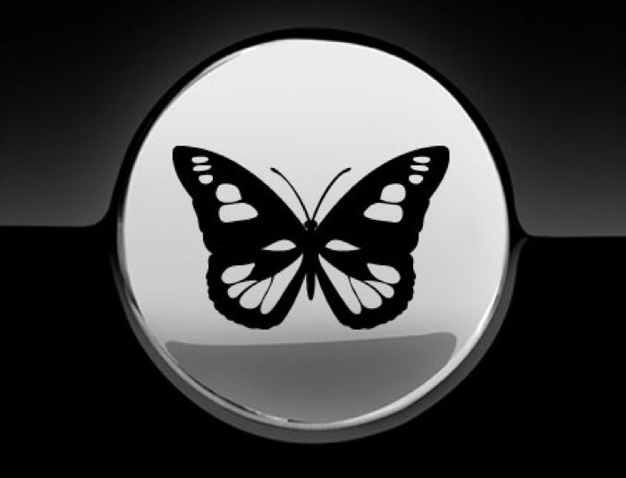 Butterfly Fuel Cap Cover Car Sticker-3