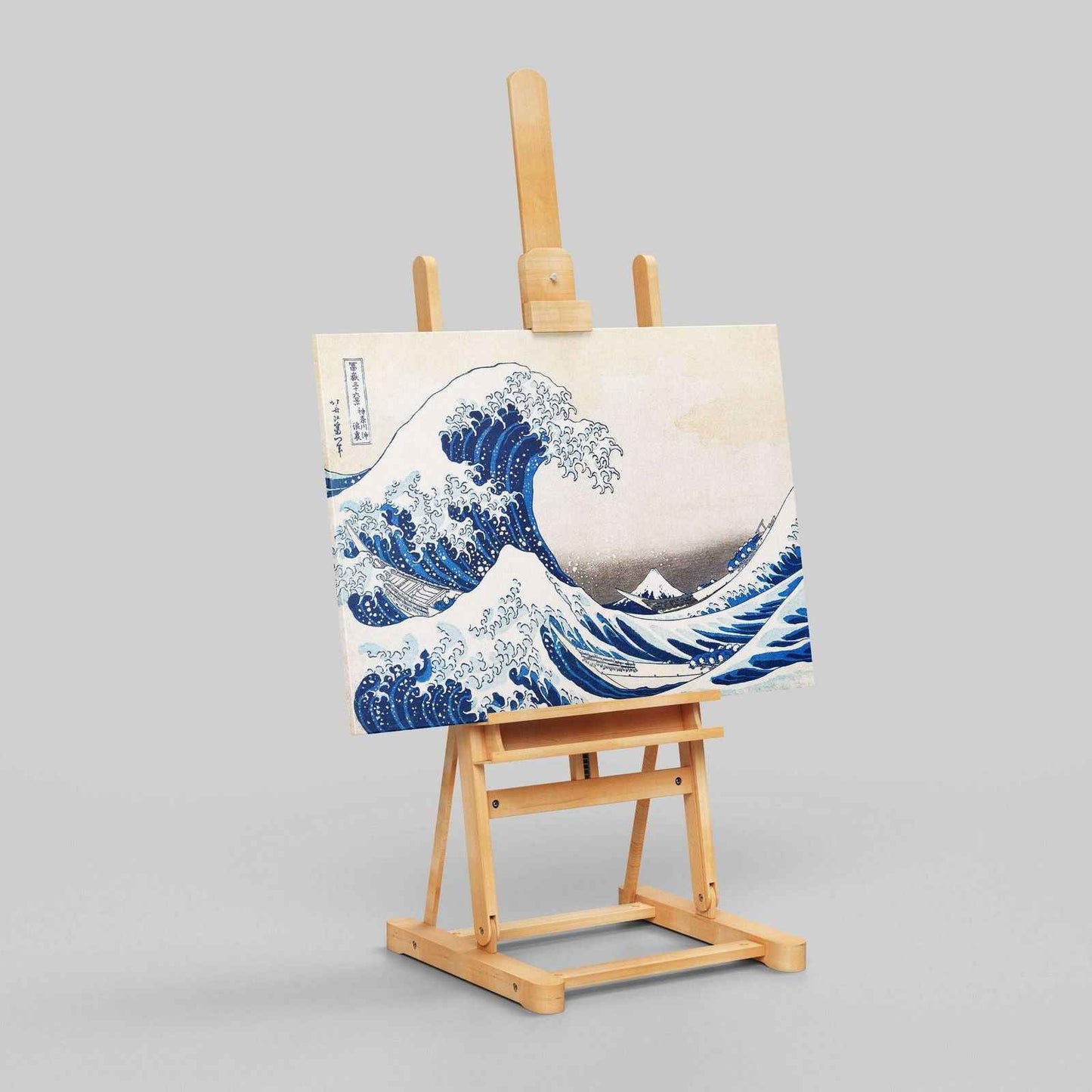 The Great Wave off Kanagawa - Katsushika Hokusai - Framed Canvas Wall Art Print-3