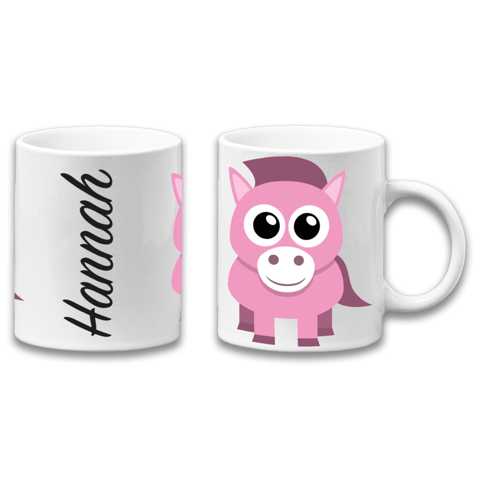 Adorable Pony Personalised Your Name Gift Mug-0